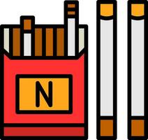 Cigarettes Vector Icon Design