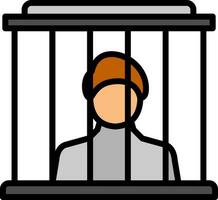 Prisoner Vector Icon Design