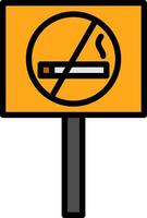 Smoking Not Allowed Vector Icon Design