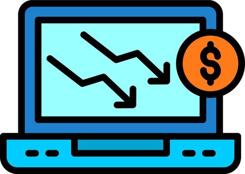 Decrease Vector Icon Design