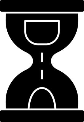 Hourglass Vector Icon Design