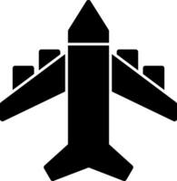 diseño de icono de vector de avión