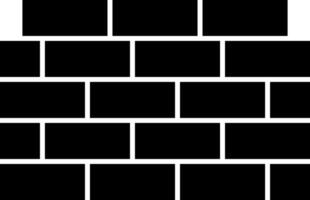 Brickwall Vector Icon Design