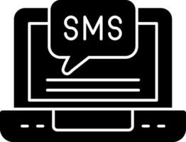 diseño de icono de vector de sms