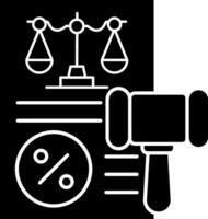 Law Vector Icon Design