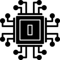 diseño de icono de vector de microchip