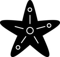 diseño de icono de vector de estrella de mar