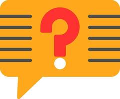 Question Vector Icon Design