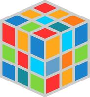 rubik vector icono diseño