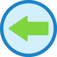 Left Arrow Vector Icon Design