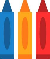 Crayons Vector Icon Design