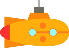 Submarine Vector Icon Design