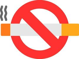 No cigarro vector icono diseño