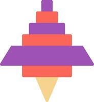 Spinning Top Vector Icon Design