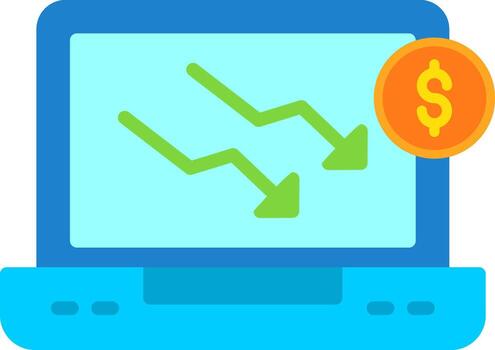 Decrease Vector Icon Design