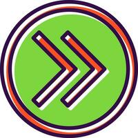 Chevron Right Vector Icon Design