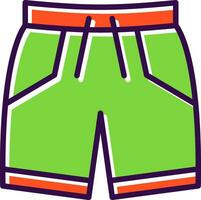 Swimming Trunks Vector Icon Design