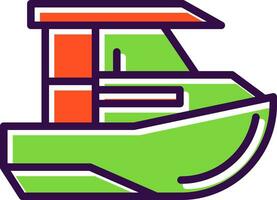 Boat Vector Icon Design