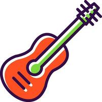 diseño de icono de vector de guitarra