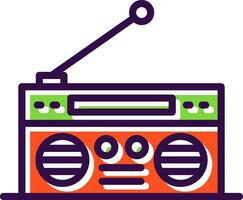 Radio Vector Icon Design