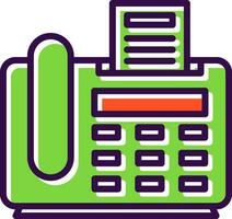 Fax Machine Vector Icon Design