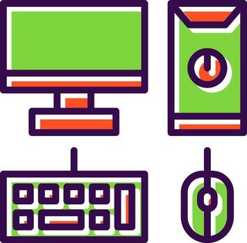 Computer Vector Icon Design
