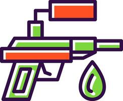 Water Gun Vector Icon Design