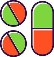 Pills Vector Icon Design