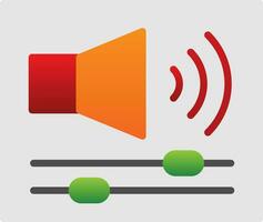 Sound Controller Vector Icon Design