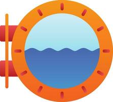 Porthole Vector Icon Design