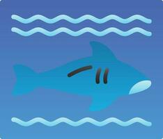 Shark Vector Icon Design