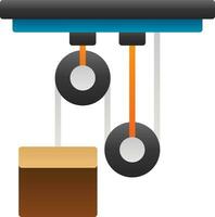 Pulley Vector Icon Design