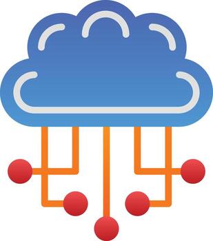 Cloud Computing Vector Icon Design