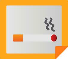 Nicotine Patch Vector Icon Design