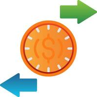 Exchange Rate Vector Icon Design