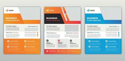 Corporate creative business flyer template design,poster flyer pamphlet brochure cover design layout space for photo background, vector illustration template in A4 size