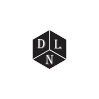 DLN letter logo design.DLN creative initial DLN letter logo design. DLN creative initials letter logo concept. vector