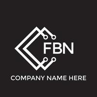 fbn letra logo diseño.fbn creativo inicial fbn letra logo diseño. fbn creativo iniciales letra logo concepto. vector