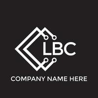 LBC letter logo design.LBC creative initial LBC letter logo design. LBC creative initials letter logo concept. vector