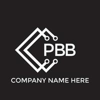 PrintPBB letter logo design.PBB creative initial PBB letter logo design. PBB creative initials letter logo concept. vector