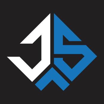 JS letter logo design.JS creative initial JS letter logo design. JS creative initials letter logo concept. vector