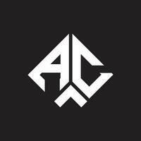 AC letter logo design.AC creative initial AC letter logo design. AC creative initials letter logo concept. vector