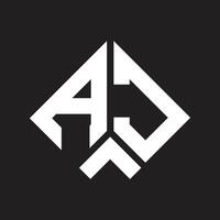 AJ letter logo design.AJ creative initial AJ letter logo design. AJ creative initials letter logo concept. vector