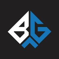 BG letter logo design.BG creative initial BG letter logo design. BG creative initials letter logo concept. vector