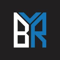 BR letter logo design.BR creative initial BR letter logo design. BR creative initials letter logo concept. vector
