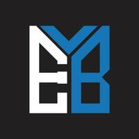 EB letter logo design.EB creative initial EB letter logo design. EB creative initials letter logo concept. vector