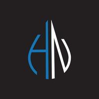 HN letter logo design.HN creative initial HN letter logo design. HN creative initials letter logo concept. vector