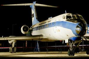 Malev Hungarian Airlines passenger plane at airport. Schedule flight travel. Aviation and aircraft. Air transport. Global international transportation. Fly and flying. photo