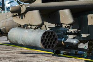 United States US Army Boeing AH-64E Apache Guardian 17-03147 attack helicopter static display at SIAF Slovak International Air Fest 2019 photo