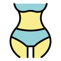 Hair removal icon vector flat